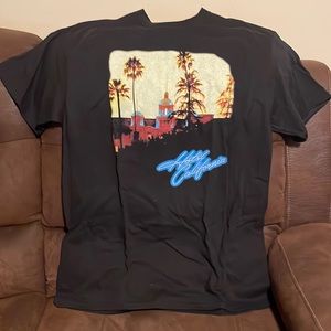 Eagles Hotel California Cover Mens T Shirt Black Large